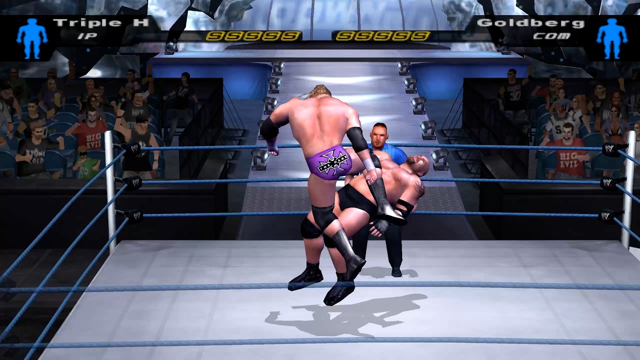 Triple H vs. Goldberg Full Match | WWE SmackDown! Here Comes the Pain | Playstation 2!