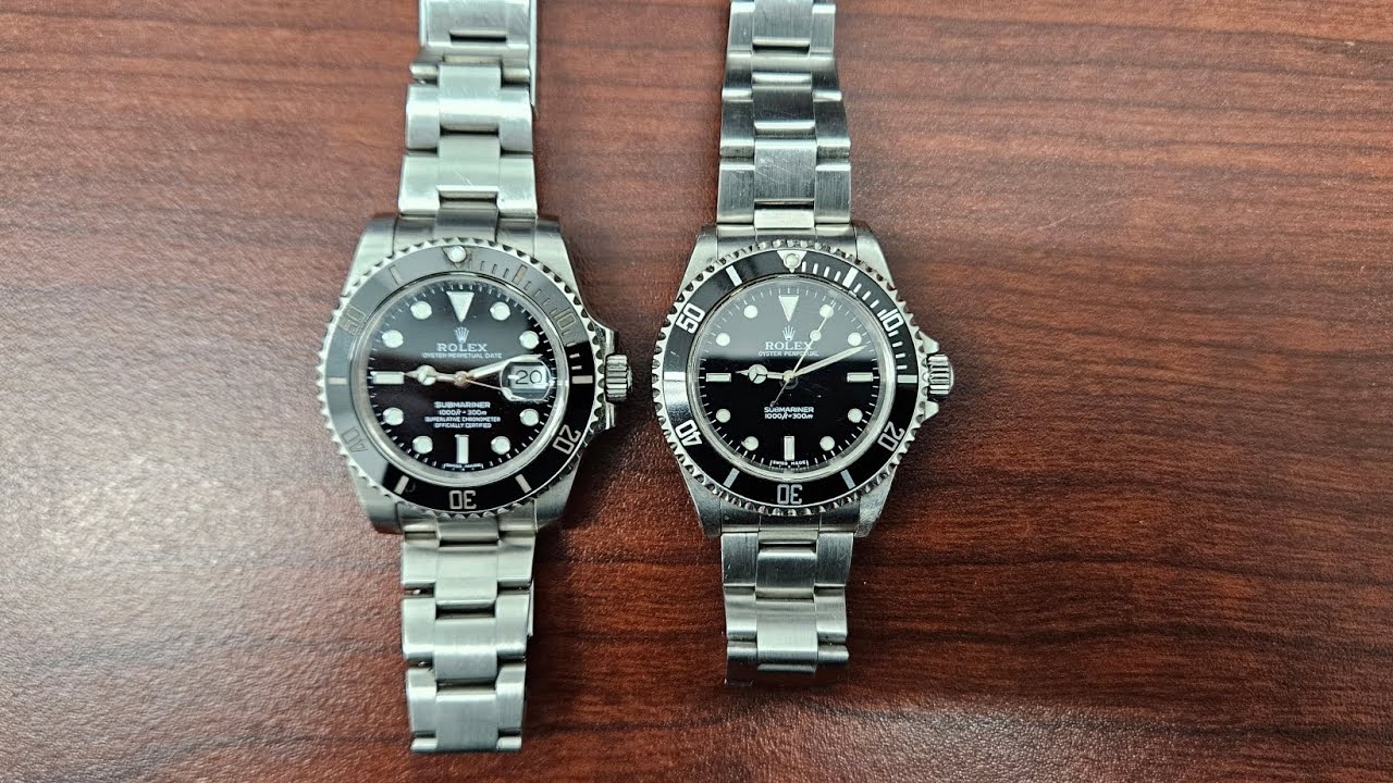 Rolex Submariner Ceramic vs. Non Ceramic comparison
