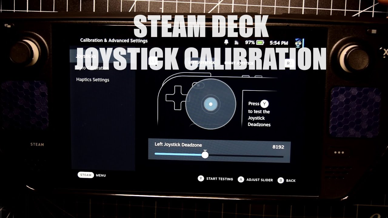 Как откалибровать джойстик Steam Deck | Устранение проблем с дрейфом джойстика Steam Deck и други...
