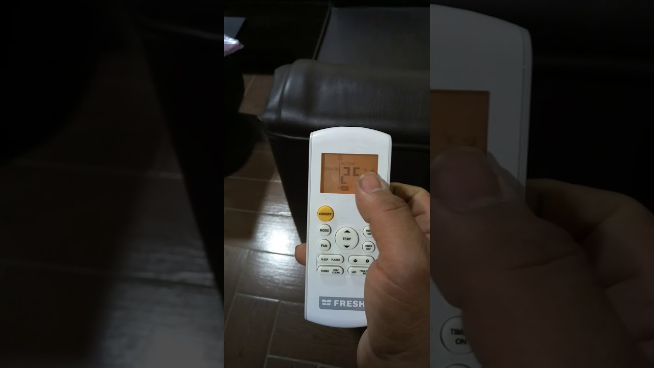 شرح ريموت تكييف فريش بروفشنال تربو