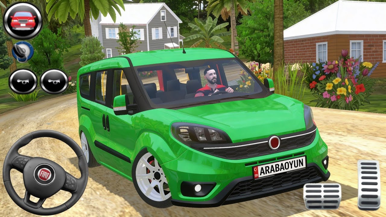 Modifiyeli Fiat Doblo Araba Sürüş Oyunu - New Etiket Online Multiplayer #12 - Android Gameplay