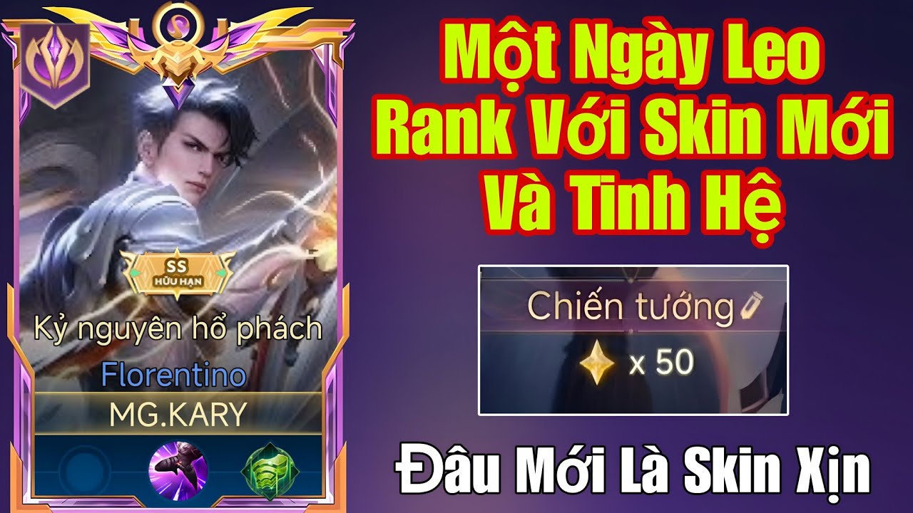 Một Ngày Leo Rank Chiến Tướng Với Flo Kỷ Nguyên Hổ Phách Và Flo Tinh Hệ Đâu Mới Là Skin Mượt Nhất