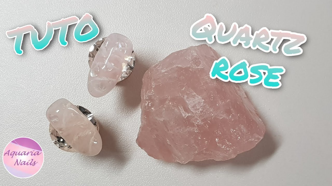 Comment faire un nail art imitation quartz rose | TUTO | Ongle en gel imitation quartz rose
