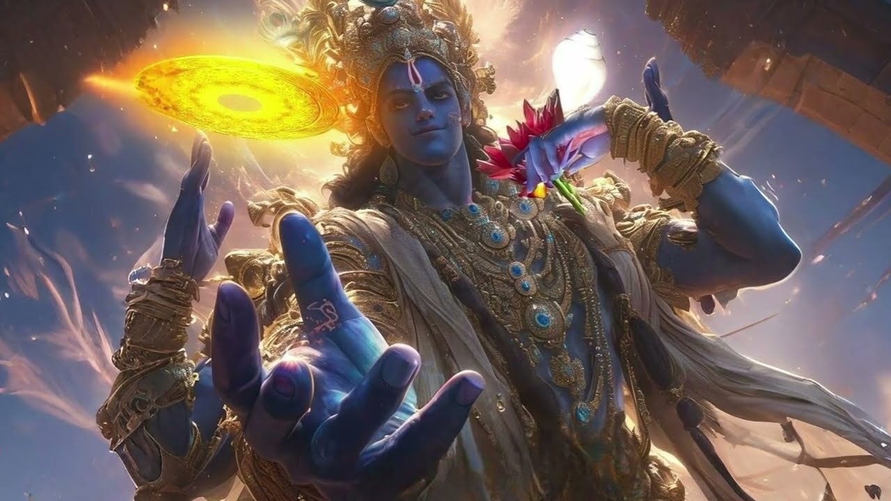 Lord Vishnu vs Mayasura ( The battle of Truth vs illusion)
