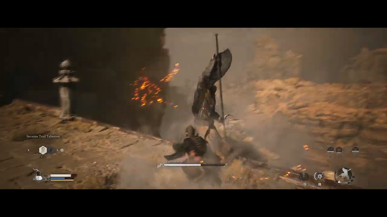 Black Myth  Wukong  beating tigers acolyte
