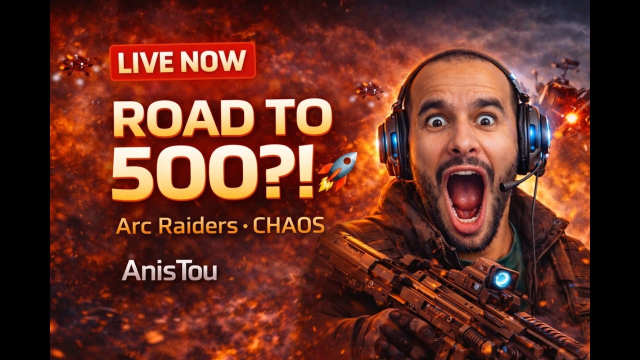 ROAD TO 500 🚀 | Arc Raiders Chaos | AnisTou LIVE