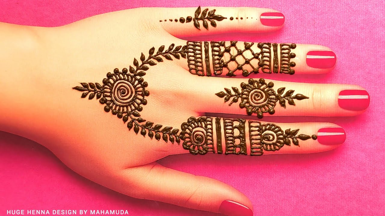 Very Easy Mehndi Design For Back Hand 🌿 Latest Mehndi Design 🌿 Eid Mehndi Design 