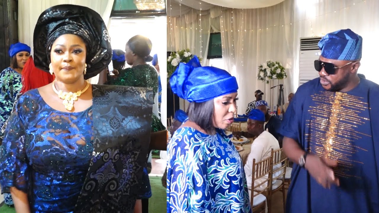OMOBUTTY FATHIA BALOGUN AND ODUNLADE ADEKOLA STAND OUT AT SEYI EDUN NAMING CEREMONY