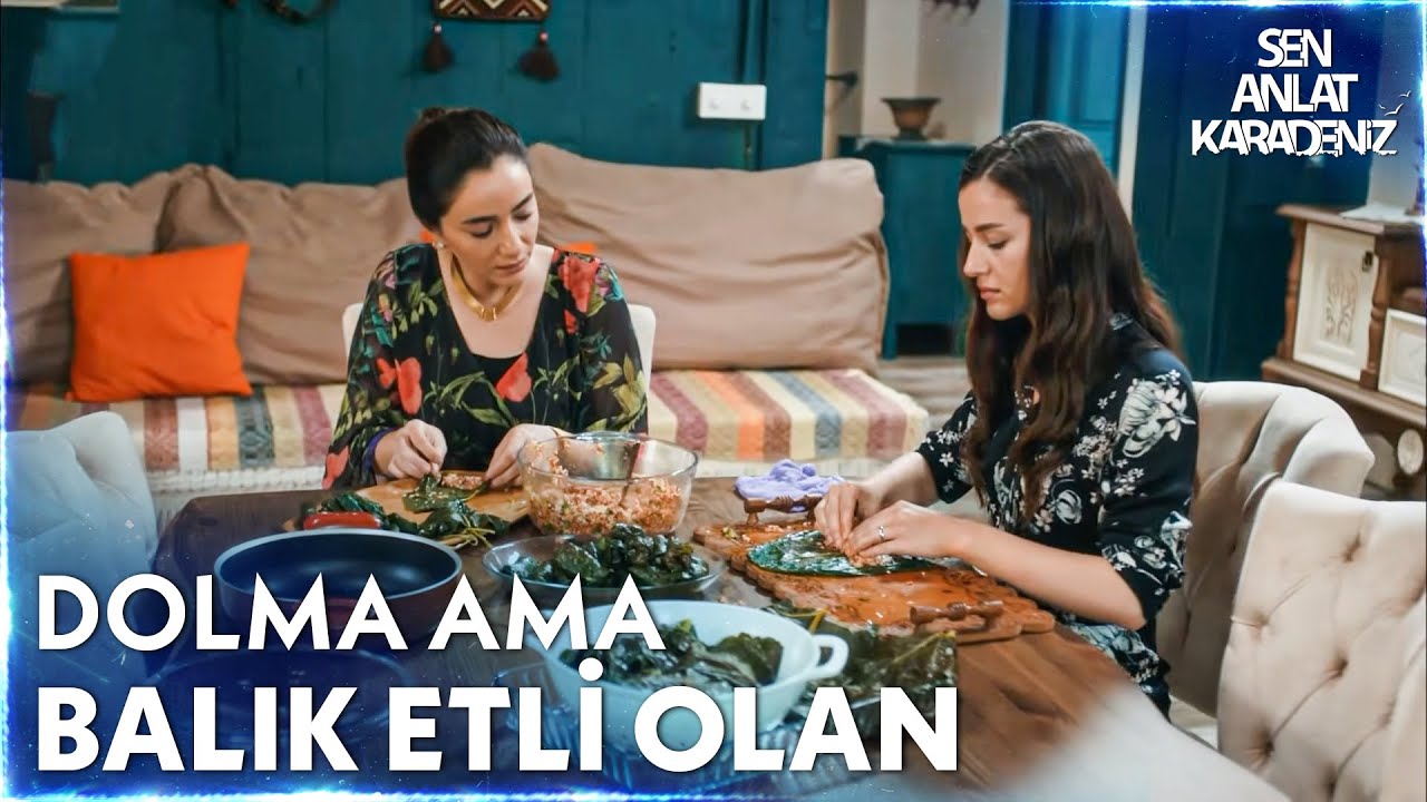 Bu sarmadan bir tane yiyen doyuyor 😁 - Sen Anlat Karadeniz 18. Bölüm