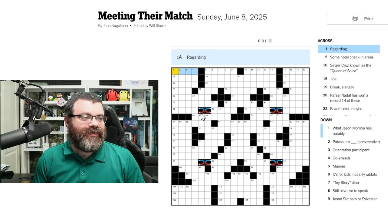 Learning Crossword Week 56 | NYT Crossword Sunday June 8th, 2025