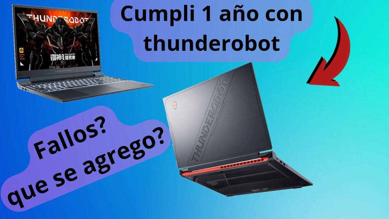 Especial Cumplí un Año con Thunderobot 911x laptop gamer China Que tal salen? Que cambio etc