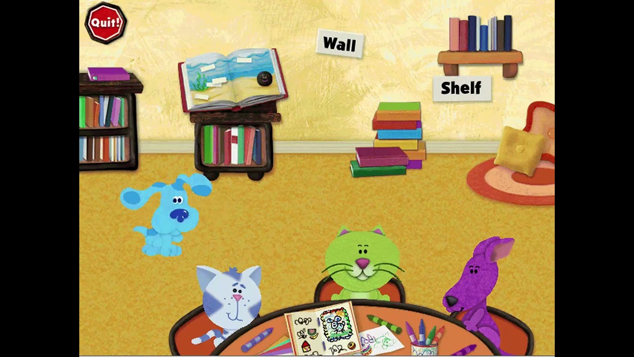 Blue's Clues: Blue's Reading Time Activities (PC) Full Playthrough
