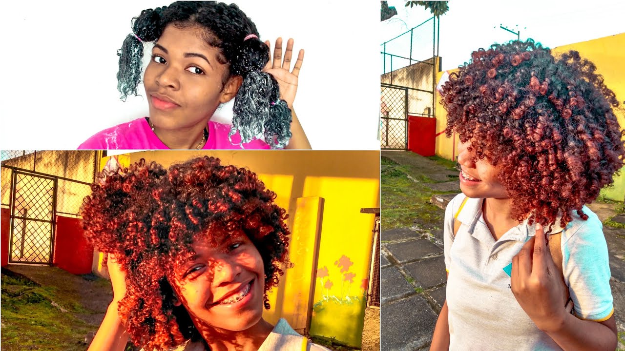 DESCOLORI AS PONTAS DO MEU CABELO CACHEADO 😱