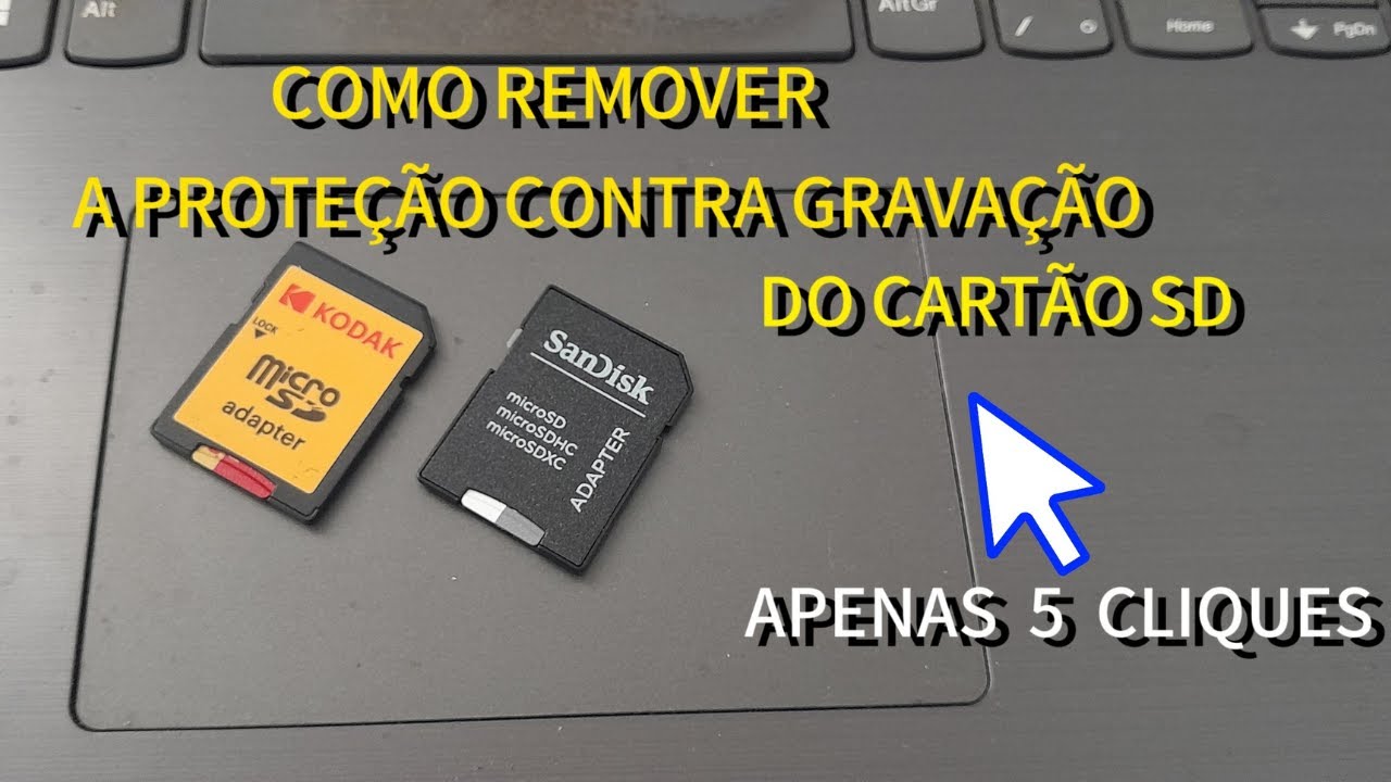 CARTÃO SD PROTEGIDO CONTRA GRAVAÇÃO.✅ COMO REMOVER PROTEÇÃO✅