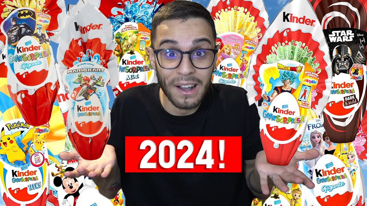 APRO TUTTE LE UOVA DI PASQUA KINDER 2024!