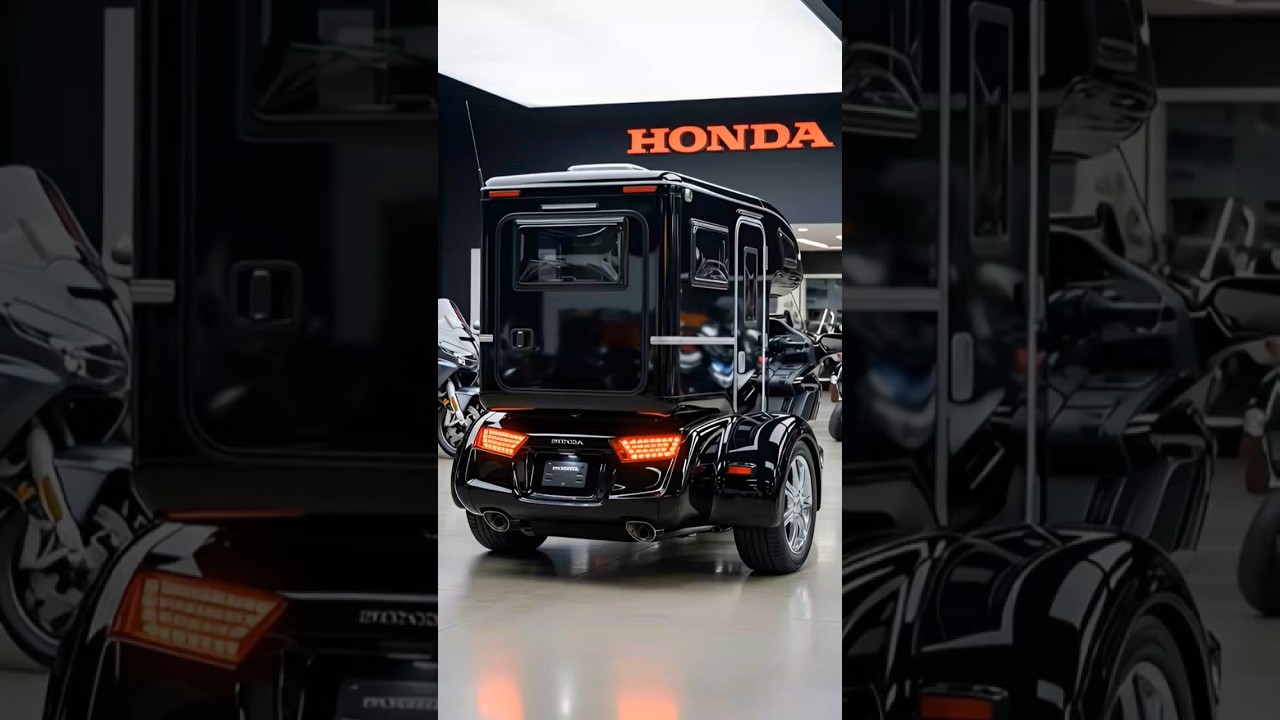 You Won&rsquo;t Believe This! 2026 Honda Goldwing ELECTRIC Trike Camper Is INSANE 🔥