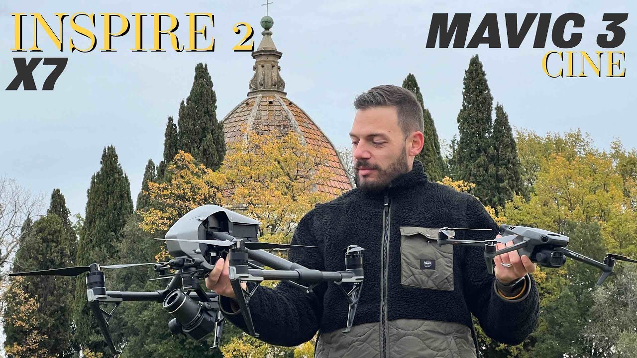 DJI MAVIC 3 CINE vs DJI INSPIRE 2 ZENMUSE X7 - TEST E CONFRONTO PRORES: CHI VINCE?