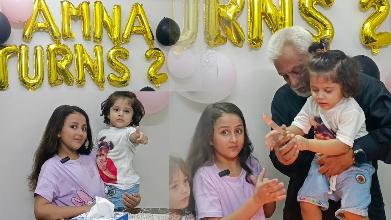 AMNA ki birthday party🎂🎉🎈