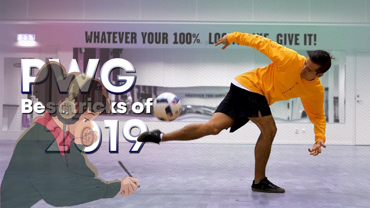 PWG - BEST TRICKS OF 2019 but it's slowed down 50% - Football Freestyle (Prod. by Sedivi)