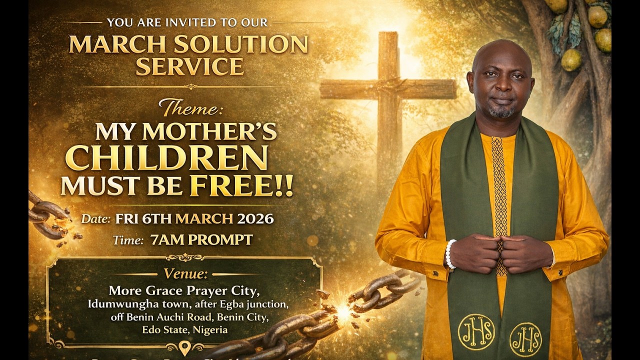 Friday Prophetic Solution Service (06/03/2026).