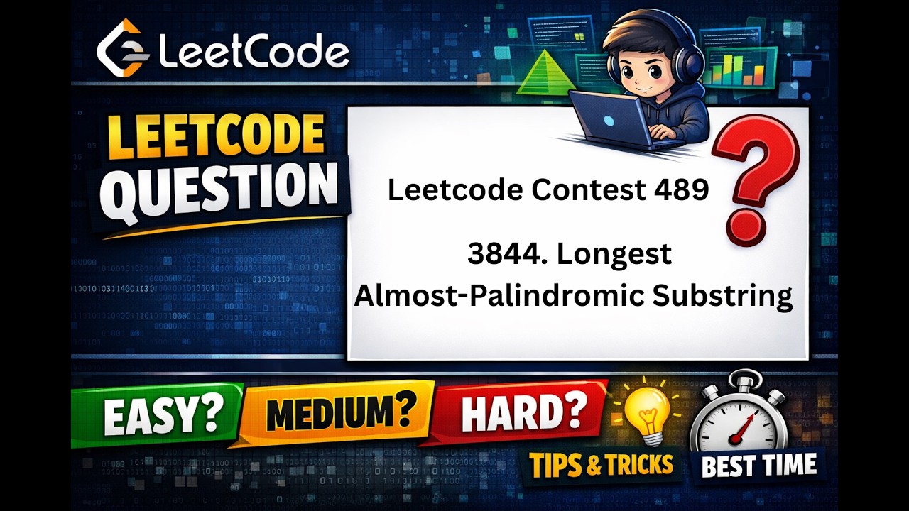 3844. Longest Almost-Palindromic Substring