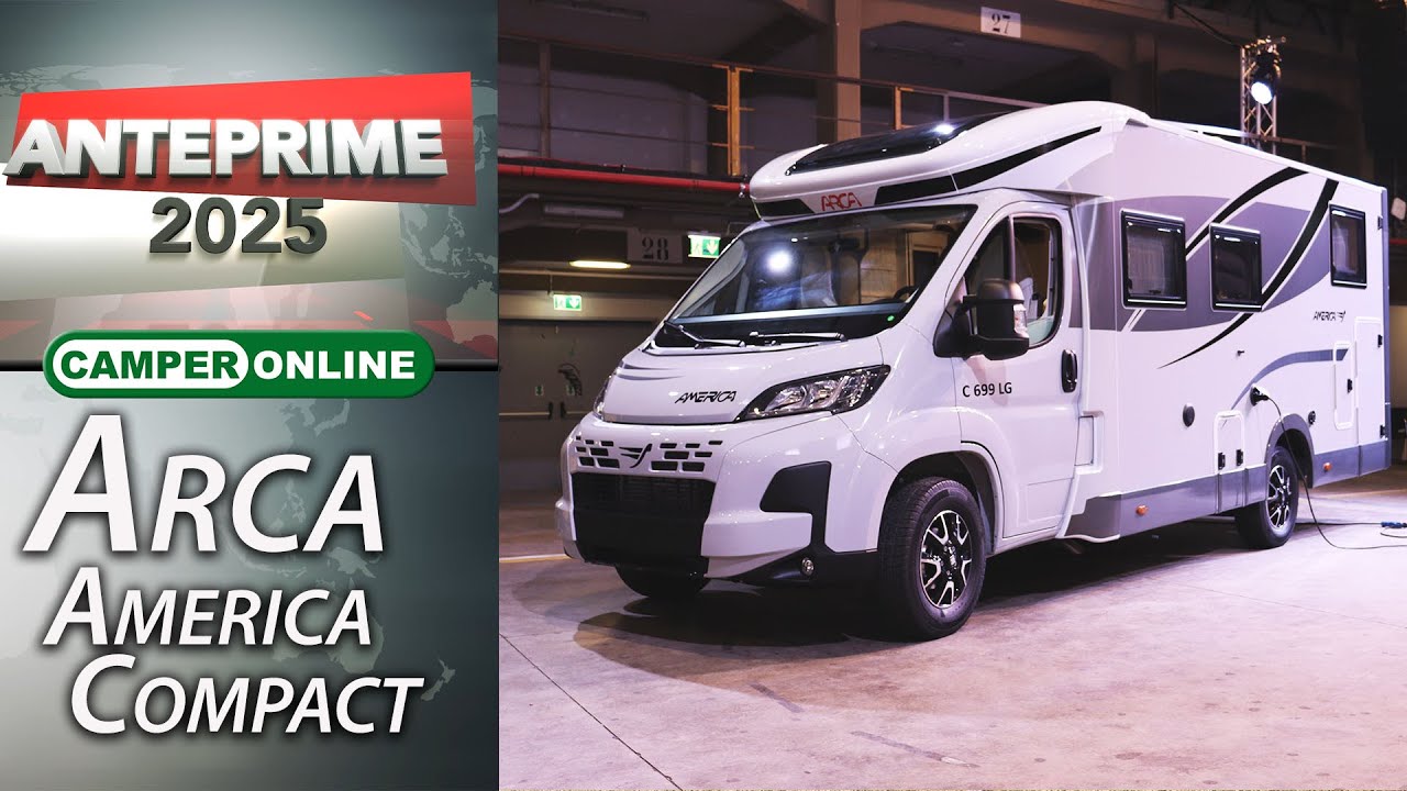 Nuovi Arca America Compact: anteprime e novità camper 2025