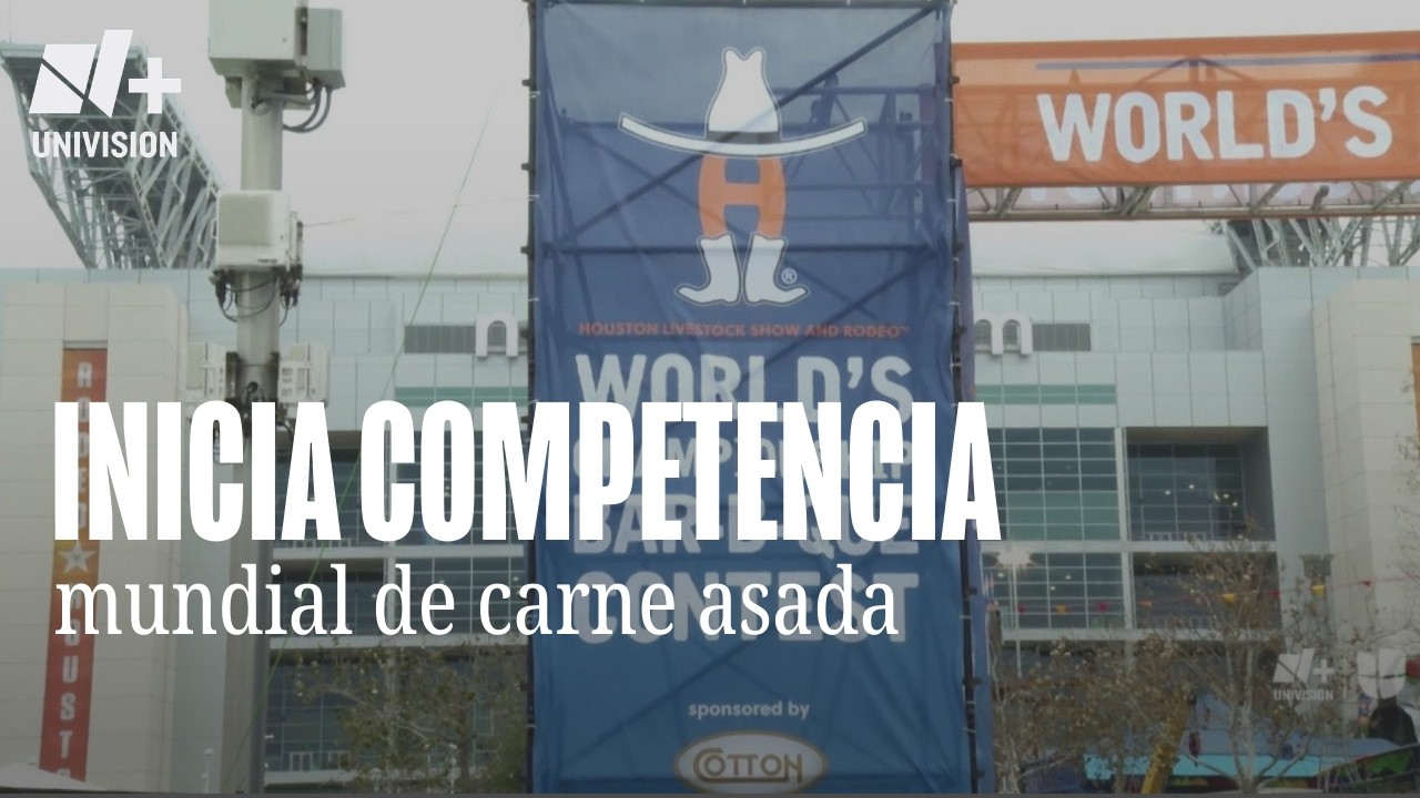 Inicia la competencia mundial de carne asada en Houston, Texas