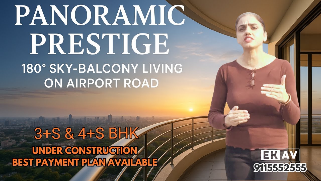 Panoramic Prestige | 180&deg; Sky-Balcony Luxury Apartments on Airport Road Mohali | Best Payment Plan