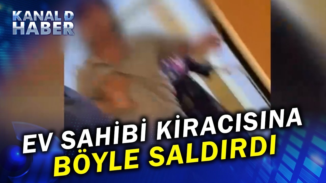 Kocaeli'nde Kiracısının Evini Basıp Saldırdı! O Anlar Kameralara Böyle Yansıdı!