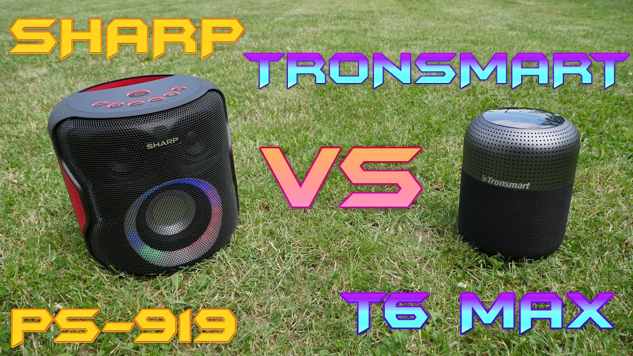 Sharp PS-919 vs Tronsmart T6 Max - blind-test i por&oacute;wnanie głośnik&oacute;w