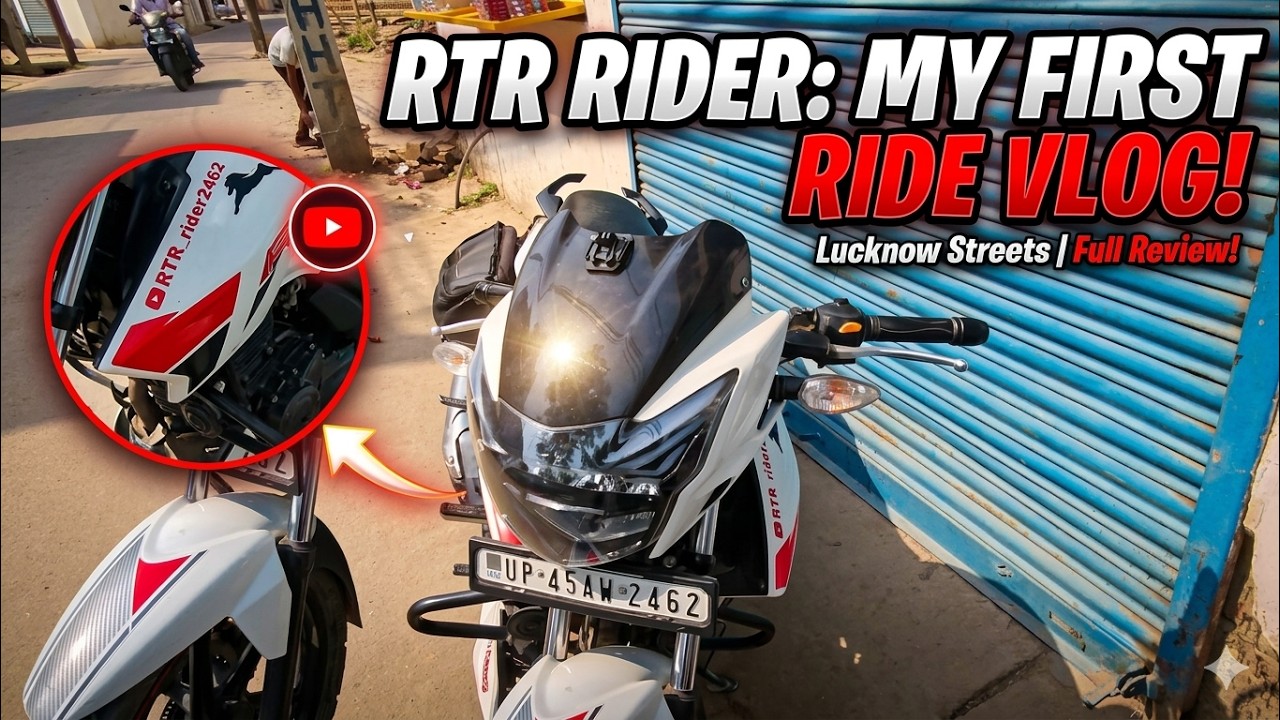 TVS Apache RTR 160 First Ride Review | Lucknow Motovlog