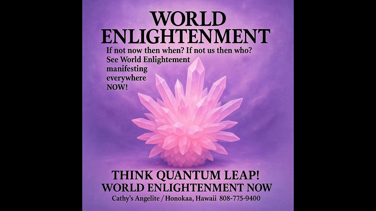 Let's Choose Divine Enlightenment Over WW3 w Cathy Bilsky 3/2/26