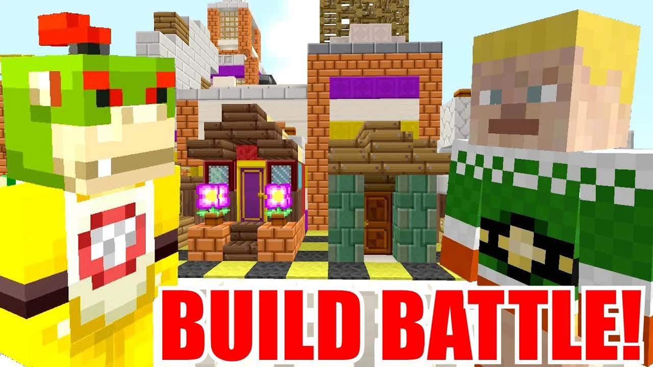 WHO BUILT THE BEST HOUSE?! *BUILD BATTLE CLASS*! | Nintendo College | Minecraft [88]