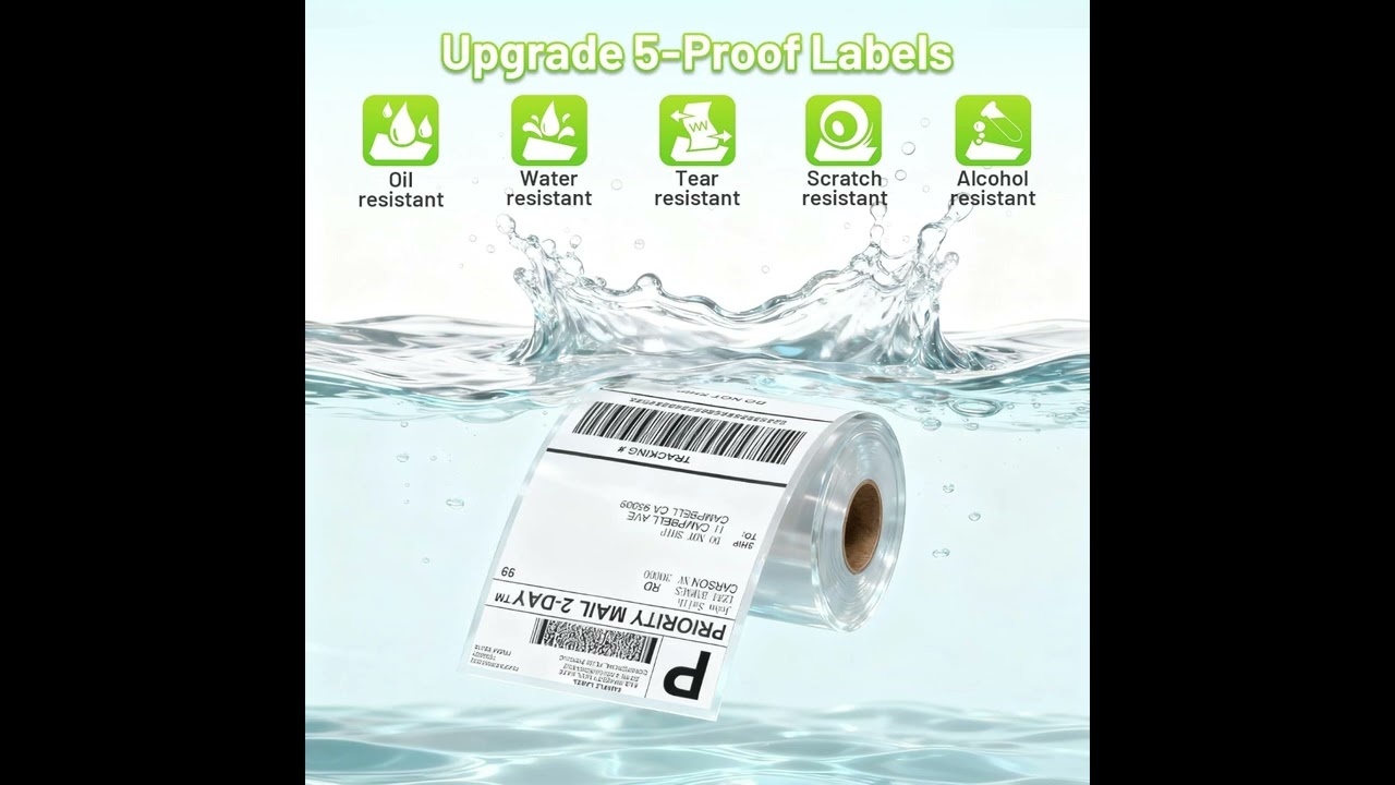 D520 4x6 Thermal Shipping Label Printer | Fast & Inkless Printing for Small Business Owners