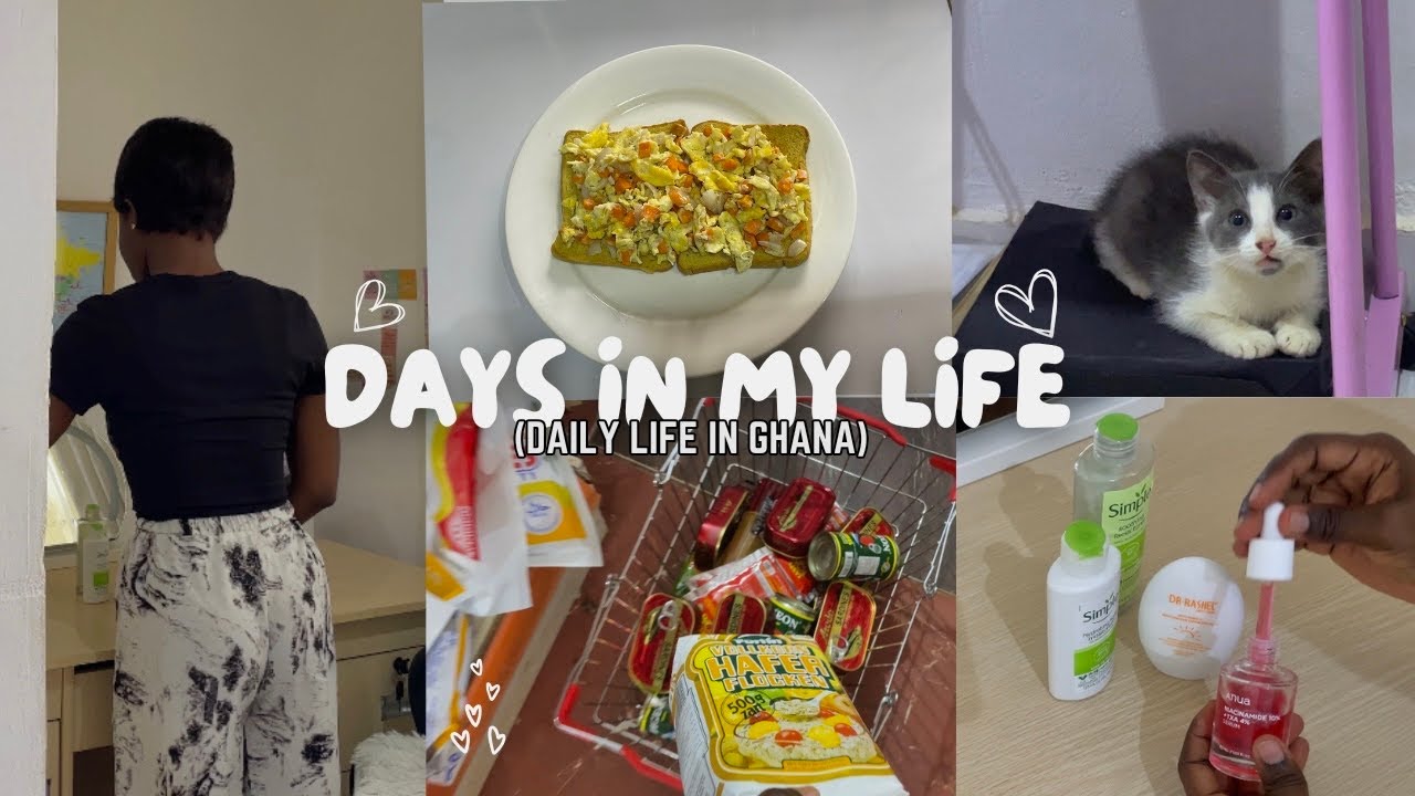 Living alone In Ghana|I adopted a kitten🐱|Life as an introvert|Days In My Life