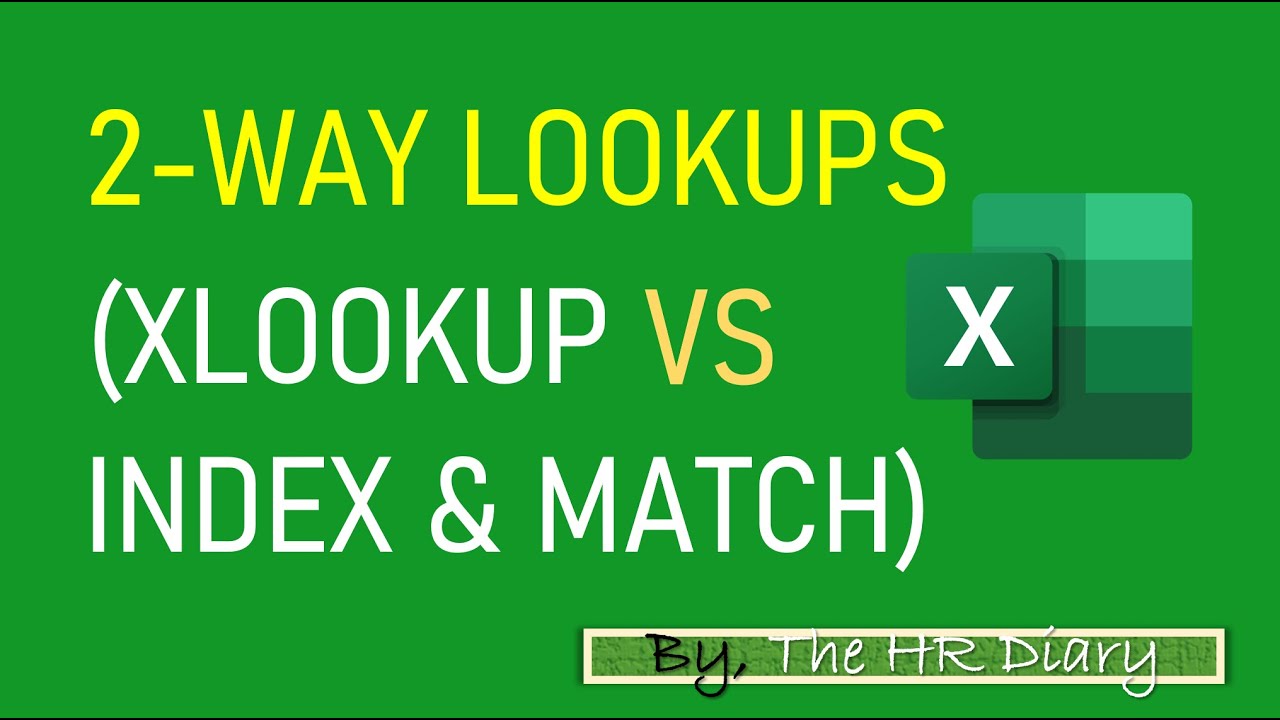 ДВУХСТОРОННИЙ ПОИСК (XLOOKUP против INDEX и MATCH)!