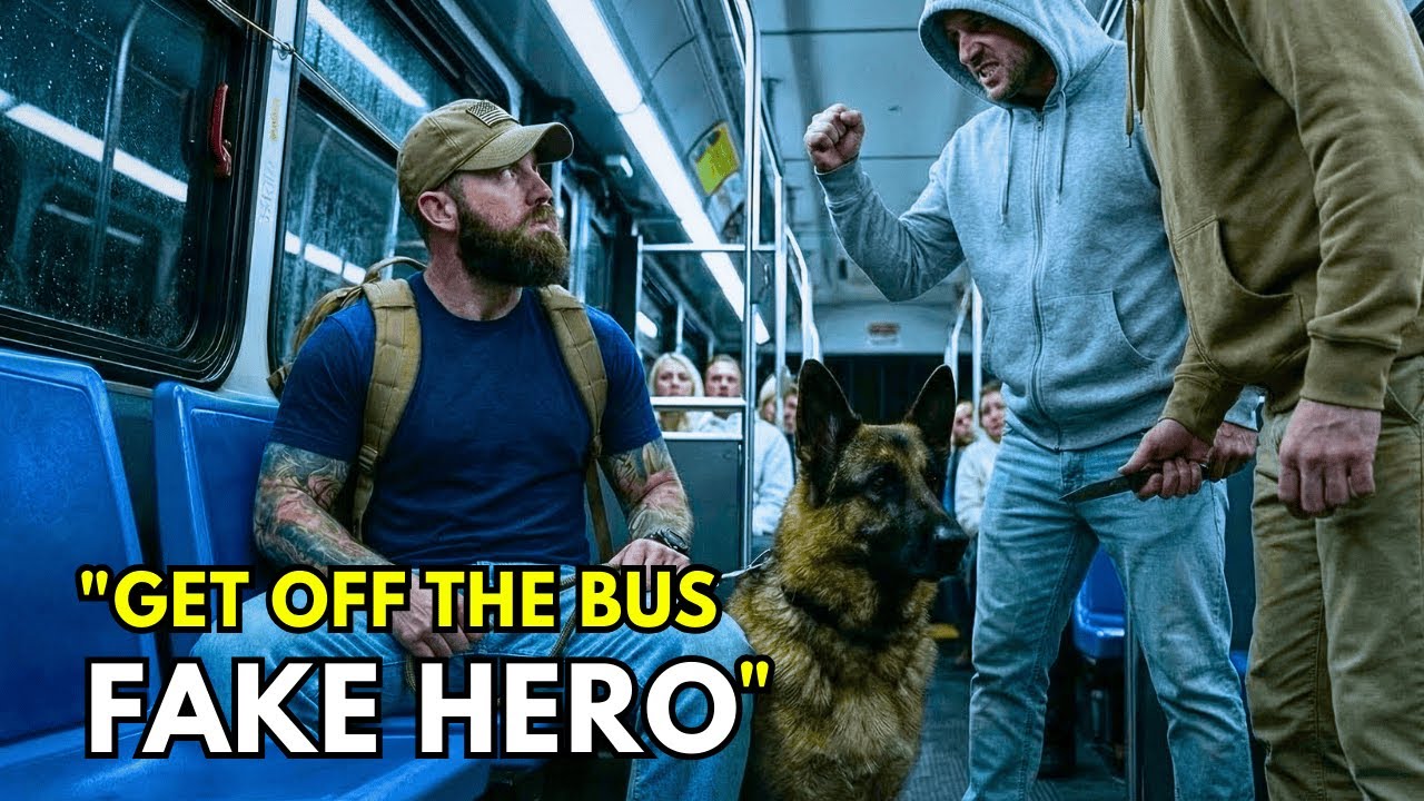 Veteran SEAL Sat in Silence on a City Bus While They Insulted Him — Until a Admiral Navy Stepped On
