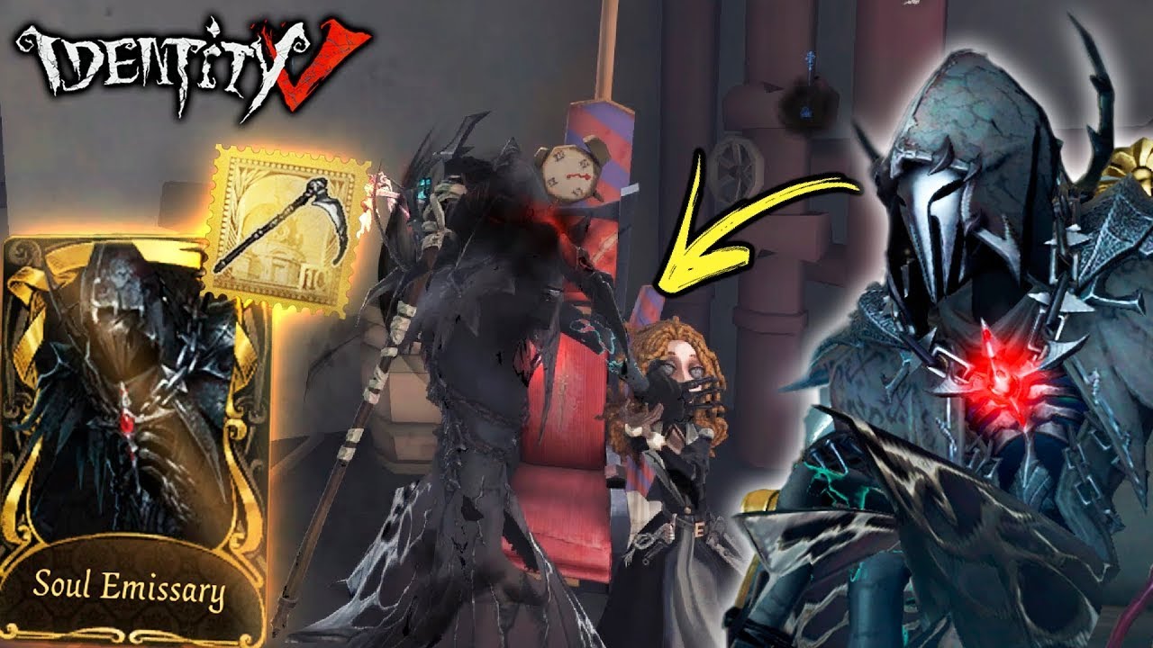 IDENTITY V - Gameplay de HUNTER usando o RIPPER! Skin S Soul Emissary + Acc S