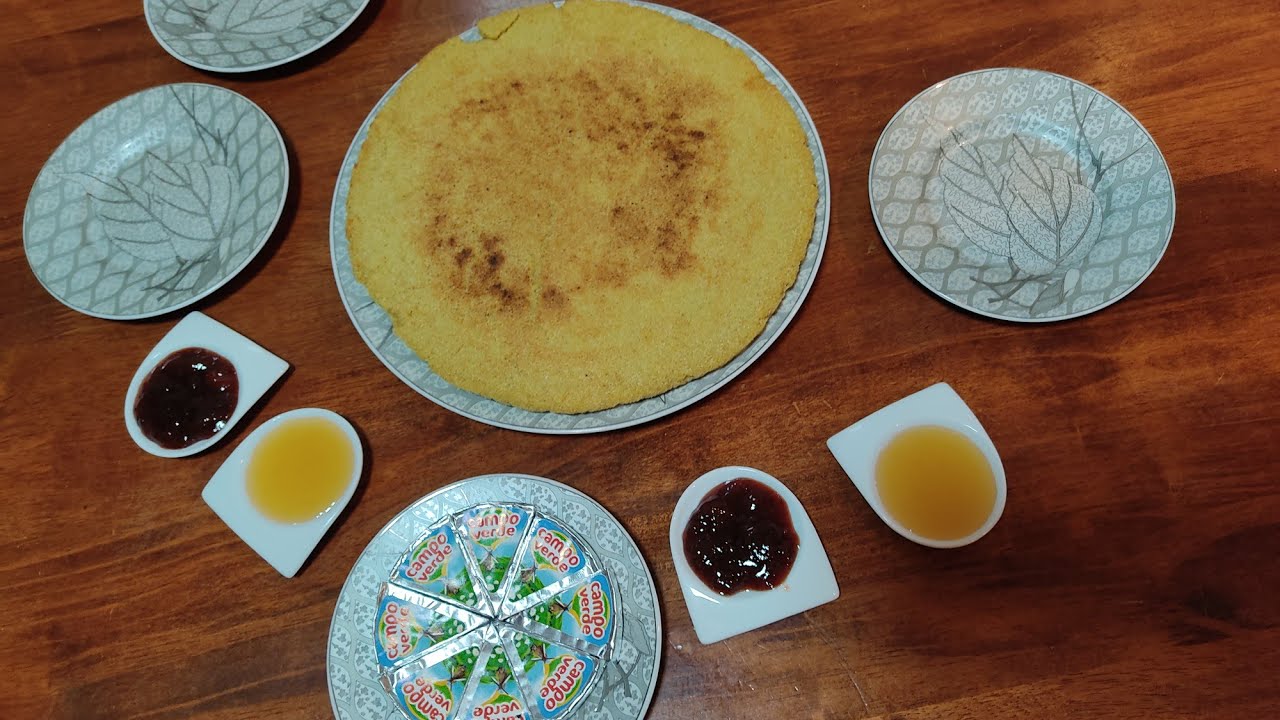 حرشة بالدقيق الزرع و السميدة بمذاق رائع 😋😋