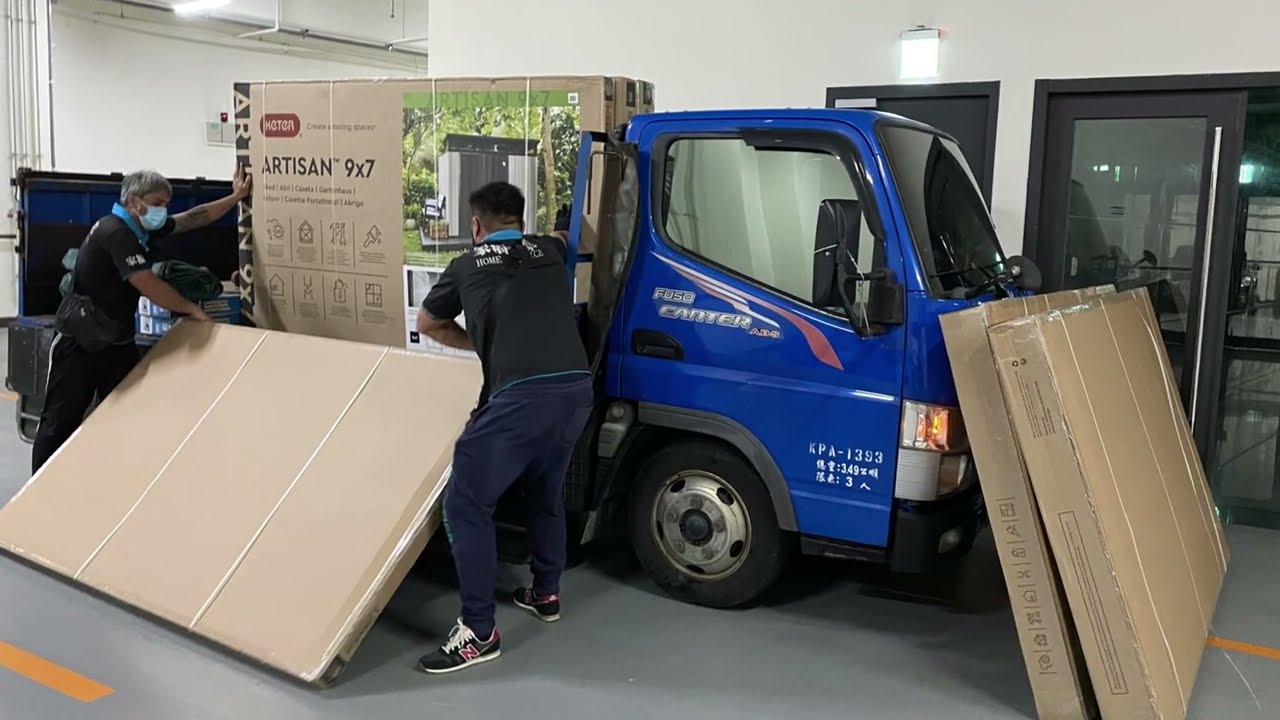 COSTCO KETER ARTISAN 9x7 SHED in zhubei Taiwan