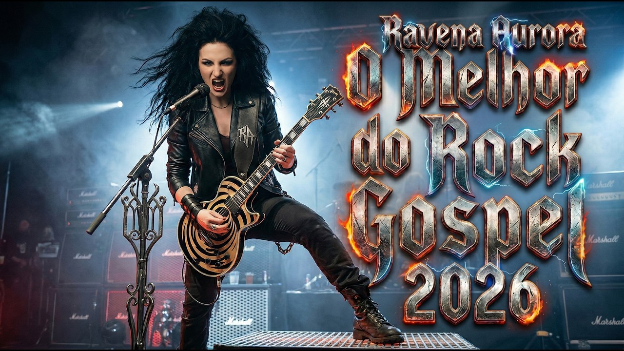 Glória a Jesus | Ravena Aurora Rock Gospel (Oficial) Musica Gospel, Louvor e Adoração, Top Gospel