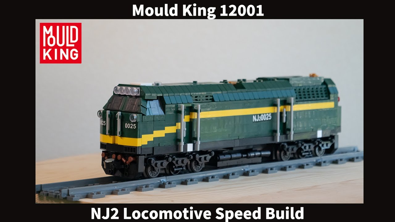 Mould King 12001 NJ2 Locomotive Speed Build