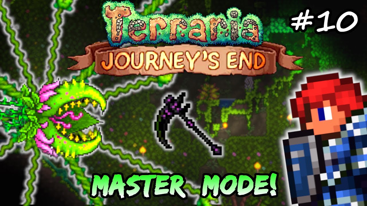 Плантера в режиме мастера! Terraria 1.4 Journey's End Let's Play #10 | Прохождение класса ближнего боя