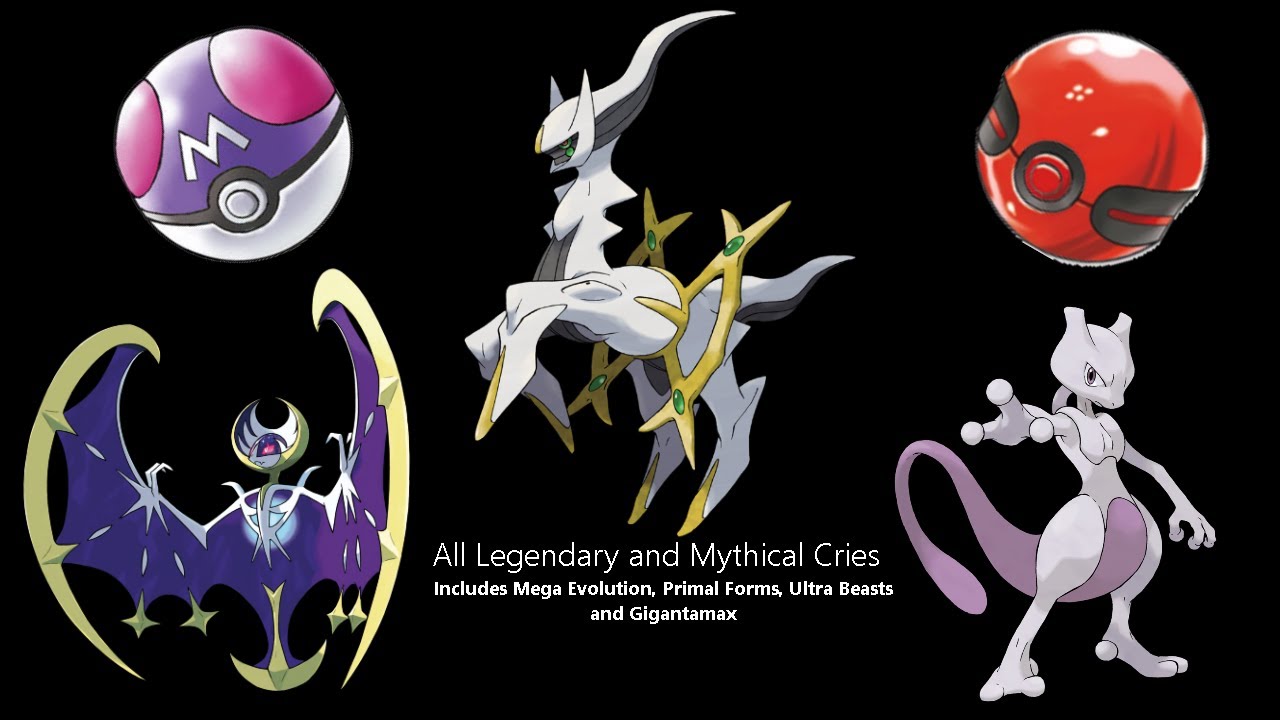 All Legendary and Mythical Cries