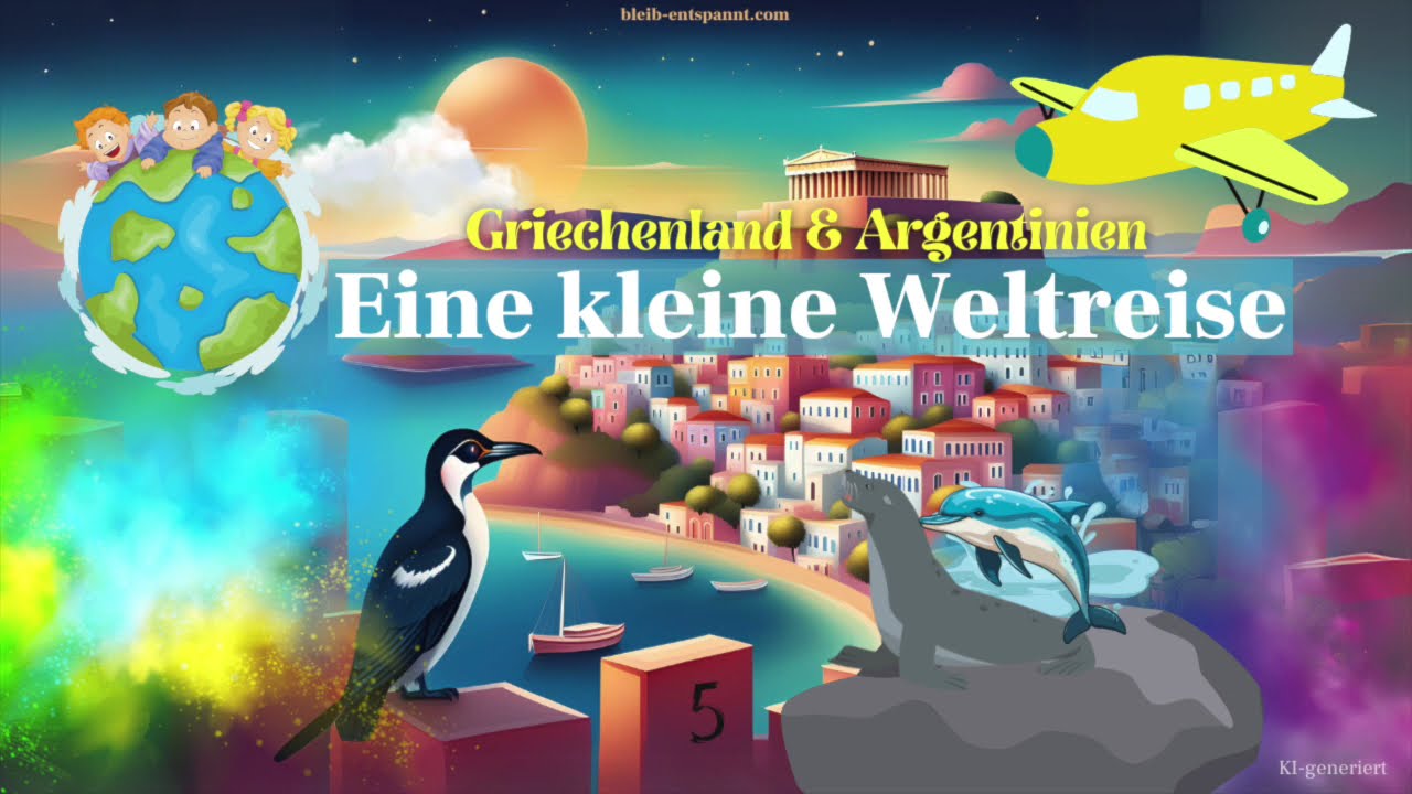 Traumreise für Kinder - Eine kleine Weltreise - Griechenland & Argentinien - Geschichte für Kinder