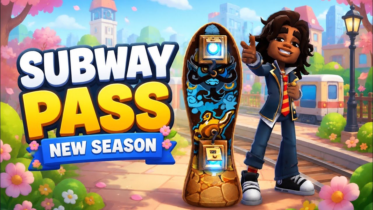 Subway surfers city New Subway Pass season/New character PRINCE K/New board DJINN'S FORTUNE