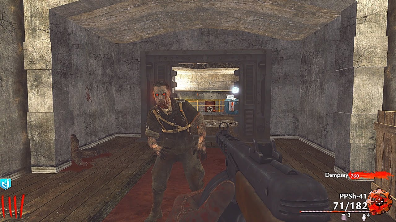 WORLD AT WAR ZOMBIES: DIE FESTUNG (CUSTOM ZOMBIES)