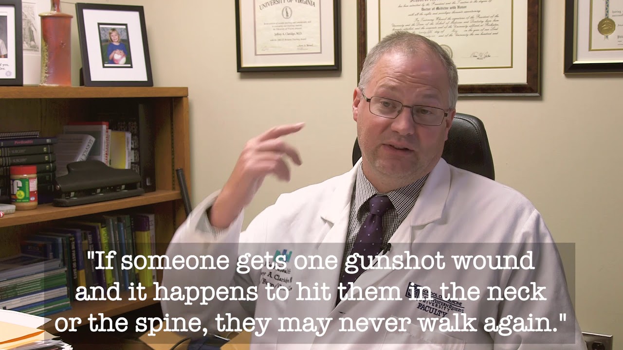 The scary truth about gunshots to the spinal cord