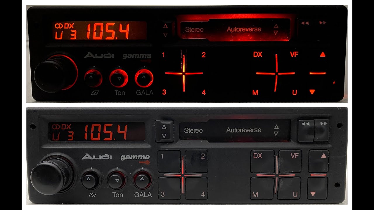 Vintage Audi 80 90 100 200 Blaupunkt Gamma-3 Cassette Radio Player / Testing