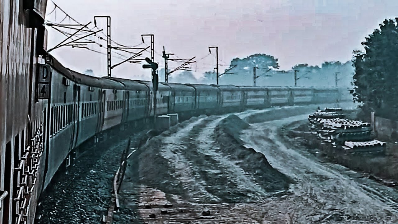 Gorakhpur Junction To Mau Junction- Full Journey- 15008 Krishak Express ICF Coaches